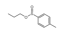 n-propyl p-toluenesulphinate结构式