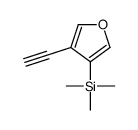 (4-ethynylfuran-3-yl)-trimethylsilane结构式