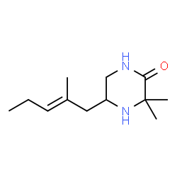 Piperazinone, 3,3-dimethyl-5-(2-methyl-2-pentenyl)- (9CI)结构式