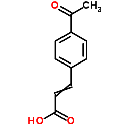 3-(4-Acetylphenyl)acrylic acid结构式