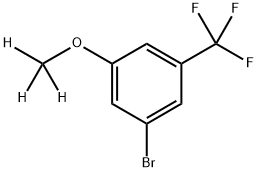 3-Trifluoromethyl-5-(methoxy-d3)-bromobenzene结构式