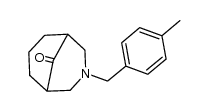 N-(4-methylphenylmethyl)-3-azabicyclo[3.3.1]nonan-9-one结构式