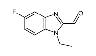 (9ci)-1-乙基-5-氟-1H-苯并咪唑-2-羧醛结构式