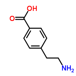 4-(2-Aminoethyl)benzoic acid Structure