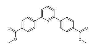dimethyl 4,4'-pyridine-2,6-diyldibenzoate Structure