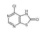 7-chloro-1H-thiazolo[5,4-d]pyrimidin-2-one结构式