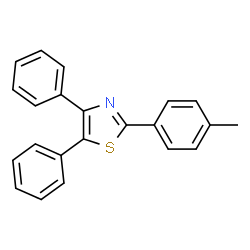 2-(4-Methylphenyl)-4,5-diphenylthiazole structure