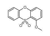 1-methoxyphenoxathiin 10,10-dioxide结构式