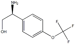 (2S)-2-AMINO-2-[4-(TRIFLUOROMETHOXY)PHENYL]ETHAN-1-OL Structure