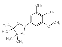 3,4-二甲基-5-甲氧基苯硼酸频那醇酯结构式