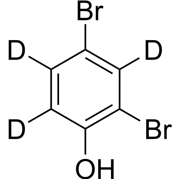 2,4-Dibromophenol-d3结构式