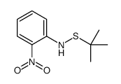 ORTHO-NITROPHENYL-TERT-BUTYLSULPHENAMIDE structure