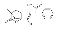 (2R)-2-phenyl-2-[[(1R,4R)-1,7,7-trimethyl-2-oxo-3-oxabicyclo[2.2.1]heptane-4-carbonyl]amino]acetic acid Structure