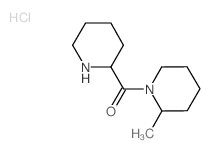 (2-Methyl-1-piperidinyl)(2-piperidinyl)methanone hydrochloride结构式