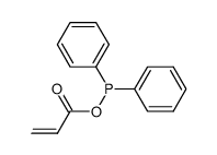 Diphenylphosphino propenoate Structure