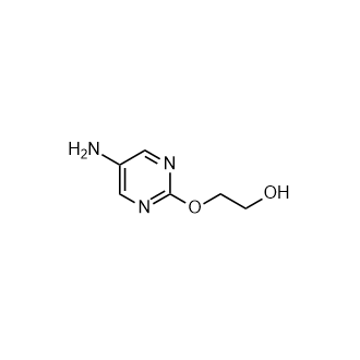 2-((5-Aminopyrimidin-2-yl)oxy)ethan-1-ol Structure