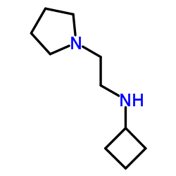 N-[2-(1-Pyrrolidinyl)ethyl]cyclobutanamine Structure