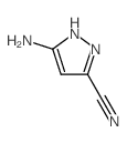 1H-Pyrazole-3-carbonitrile,5-amino-(9CI) structure