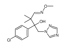 2-(4-Chlorophenyl)-4-methoxyimino-3,3-dimethyl-1-(1,2,4-triazol-1-yl)butan-2-ol Structure