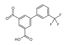 3-nitro-5-[3-(trifluoromethyl)phenyl]benzoic acid结构式