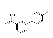 3-(3,4-difluorophenyl)-2-methylbenzoic acid Structure