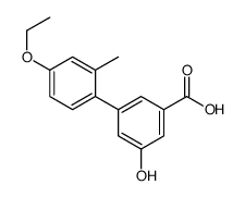 3-(4-ethoxy-2-methylphenyl)-5-hydroxybenzoic acid结构式