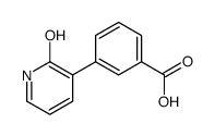 3-(2-oxo-1H-pyridin-3-yl)benzoic acid结构式