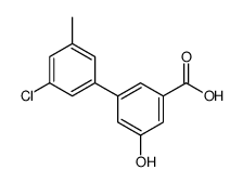 3-(3-chloro-5-methylphenyl)-5-hydroxybenzoic acid Structure