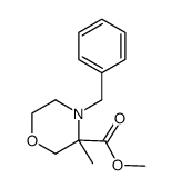 methyl 4-benzyl-3-methylmorpholine-3-carboxylate结构式