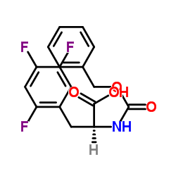 Cbz-2,4,5-Trifluoro-L-Phenylalanine结构式