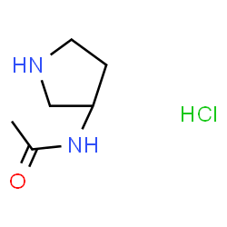 N-(3-Pyrrolidinyl)acetamide hydrochloride Structure