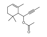 1-(2,6,6-trimethylcyclohex-2-en-1-yl)but-2-yn-1-yl acetate结构式