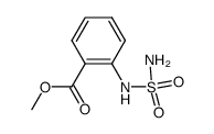 Benzoic acid, 2-[(aminosulfonyl)amino]-, methyl ester (9CI)结构式