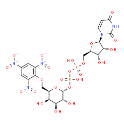 2,4,6-trinitrophenyl-uridine diphosphate galactose Structure