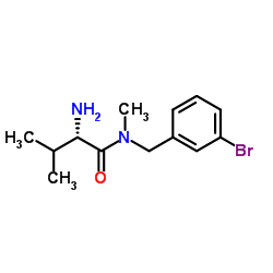 N-(3-Bromobenzyl)-N-methyl-L-valinamide Structure