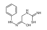 1-(Phenylhydrazinocarbonylmethyl)-thiourea结构式