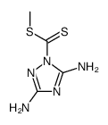 methyl (3,5-diamino-1,2,4-triazol-1-yl)dithiocarbonate Structure