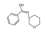 Benzamide, N-(tetrahydro-2H-pyran-3-yl)-, (3R)- Structure
