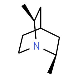(1α,2α,4α,6α)-2,6-Dimethyl-1-azabicyclo[2.2.2]octane结构式