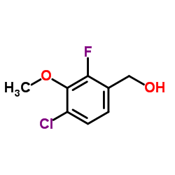 4-Chloro-2-fluoro-3-Methoxybenzyl alcohol Structure