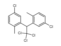 1,1,1-trichloro-2,2-bis-(5-chloro-2-methyl-phenyl)-ethane Structure