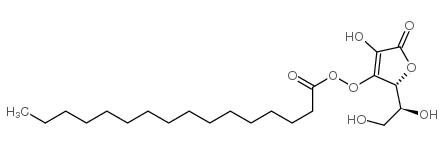 (palmitoyloxy)-L-ascorbic acid structure