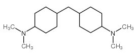 4,4'-METHYLENEBIS-(N,N-DIMETHYLCYCLOHEXANAMINE) structure