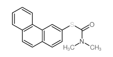 Carbamothioic acid,dimethyl-, S-3-phenanthrenyl ester (9CI) Structure