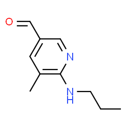 5-Methyl-6-(propylamino)nicotinaldehyde结构式