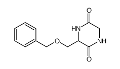3-(benzyloxymethyl)piperazine-2,5-dione Structure