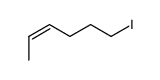 (Z)-1-iodohex-4-ene结构式