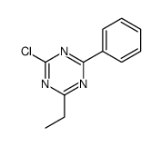 2-chloro-4-ethyl-6-phenyl-1,3,5-triazine Structure