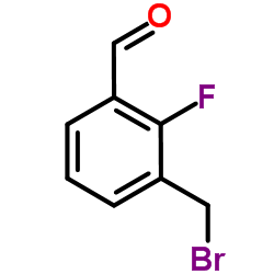 3-(Bromomethyl)-2-fluorobenzaldehyde Structure