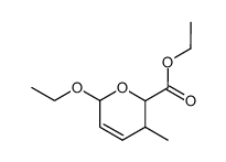 2-ethoxy-5-methyl-6-ethoxycarbonyl-5,6-dihydro-2H-pyran Structure